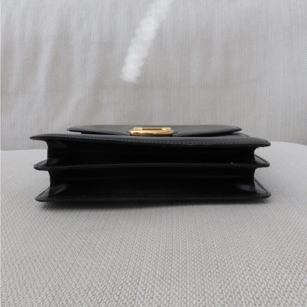 Celine Black Hand Bag with Gold Hardware - Picture 7 of 10